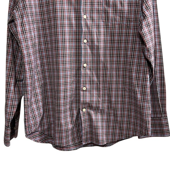 Peter Millar Men's Plaid Button-Down Shirt Multicolor Size L Long Sleeve - Picture 4 of 13